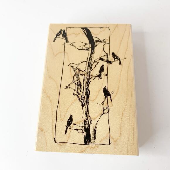 Penny Black Christmas Cardinals Rubber Stamp Card Making Stamping Crafts - Picture 5 of 5